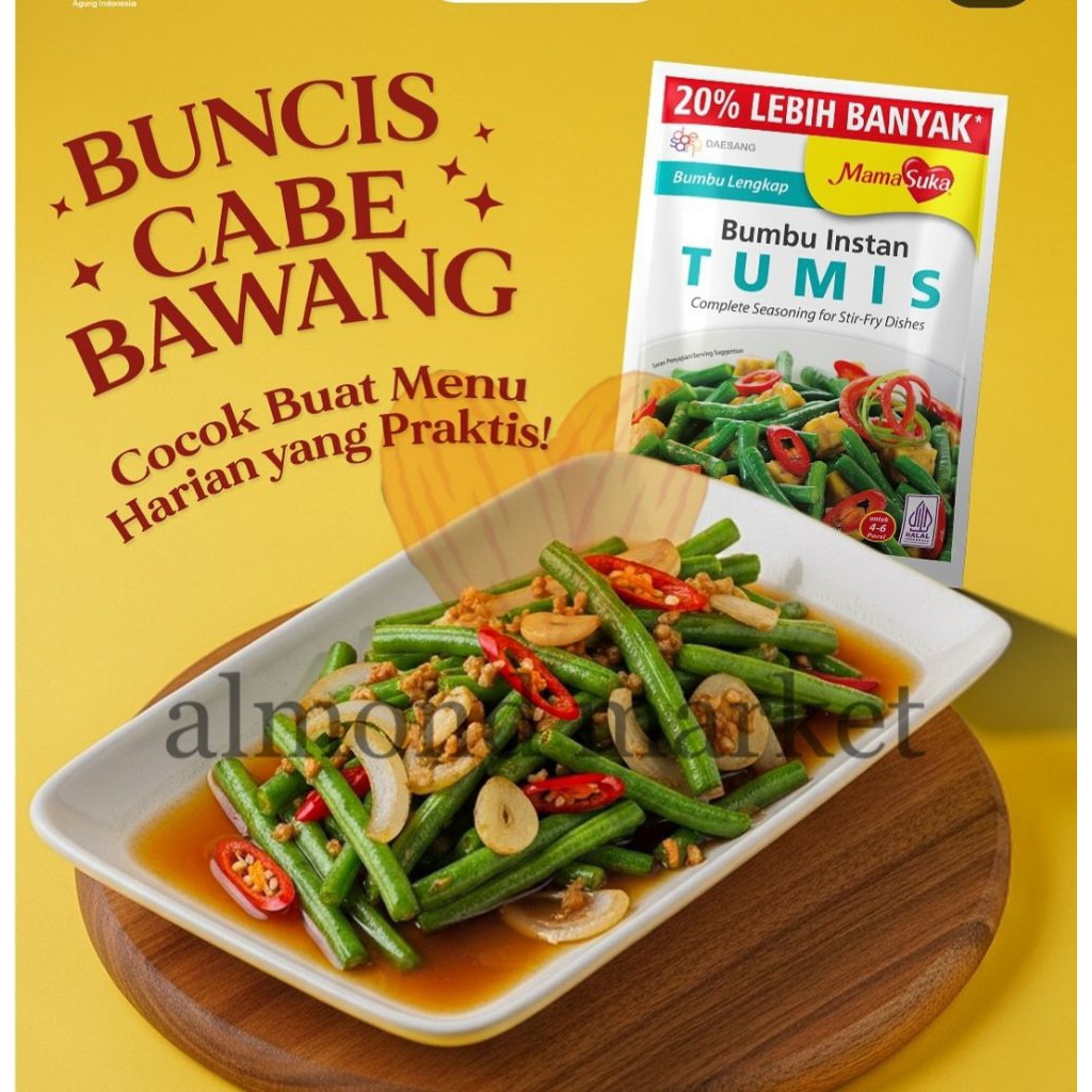 

Mamasuka Bumbu Instan Tumis 10 Pcs x 18 Gr