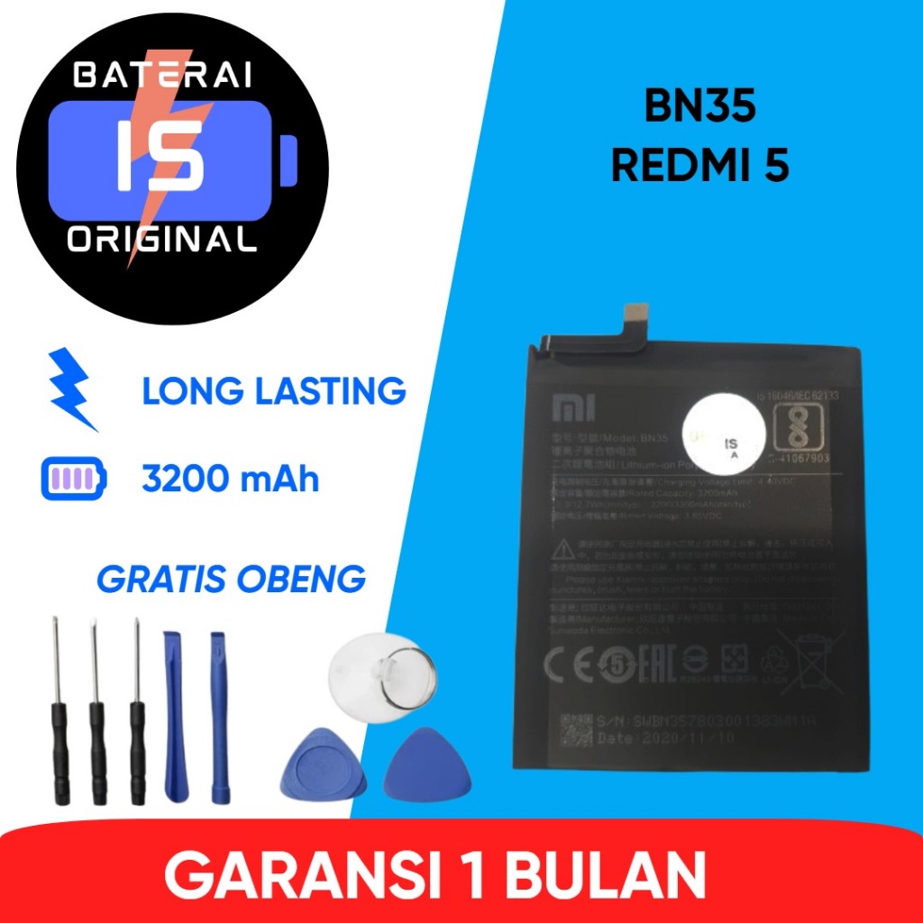 BATERAI BN35 / BN-35 REDMI 5
