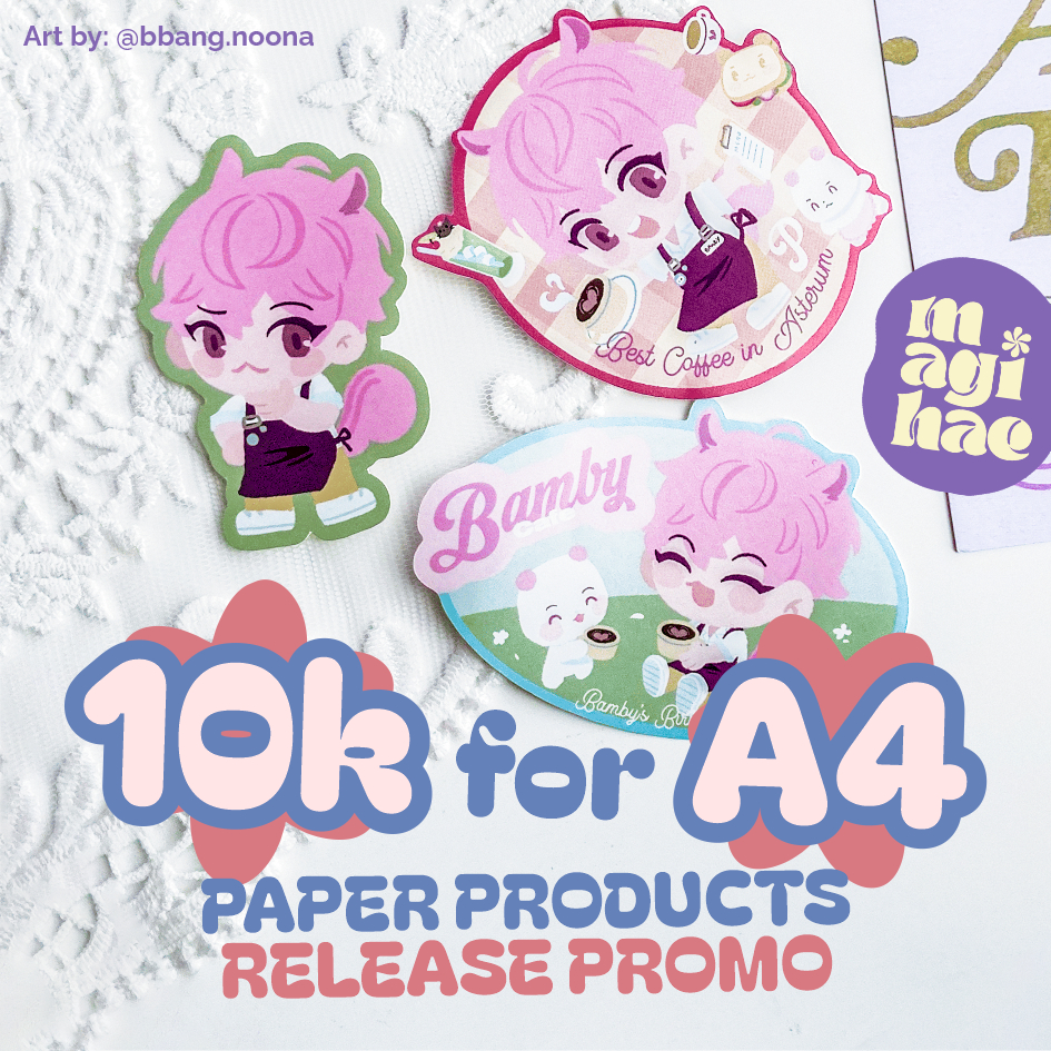 

[LAUNCH PROMO] 10K Get A4 Die Cut Stickers!