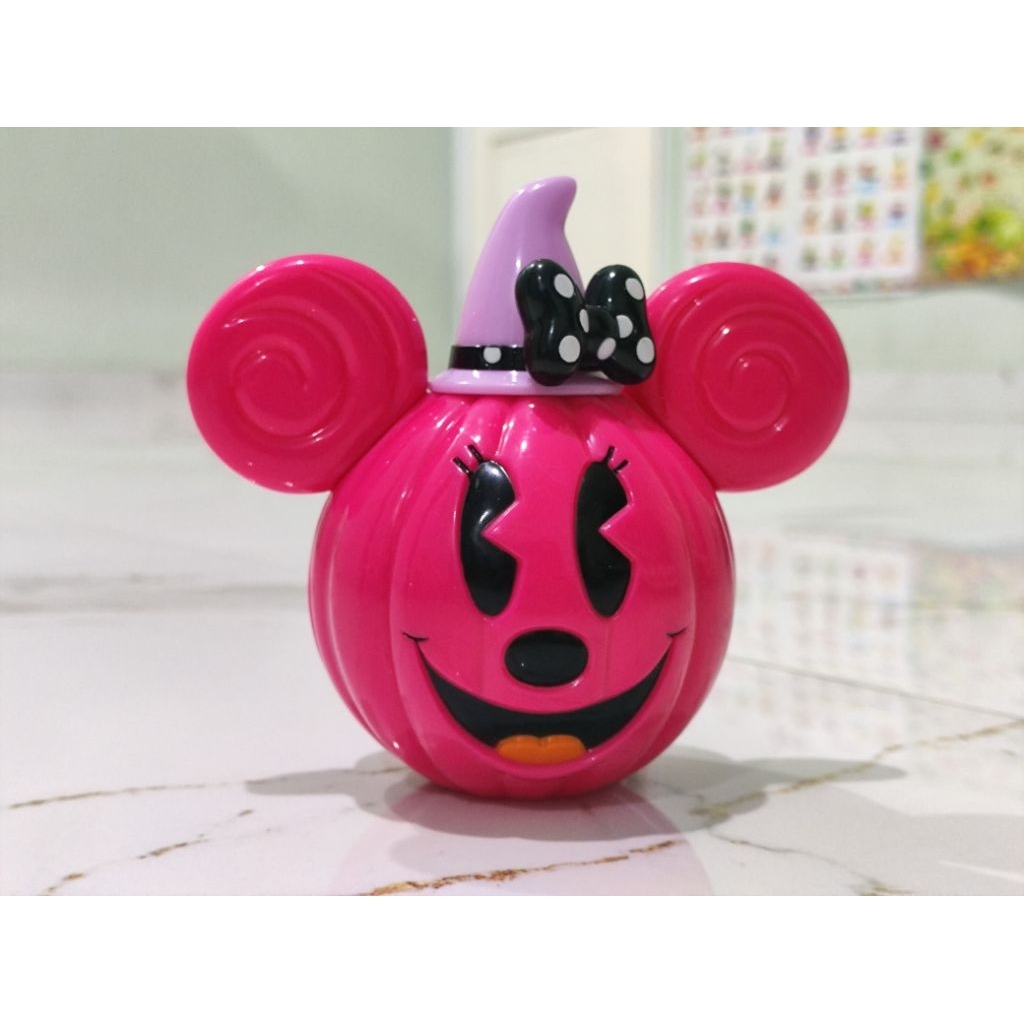 [ READY STOCK ] Disney Mickey n Minnie Halloween Bucket Snack Case / Bento / Lunch Box Disney Japan