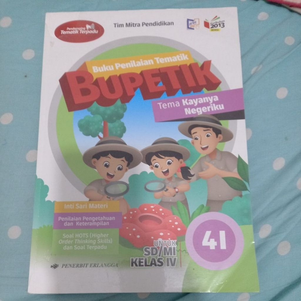 Buku Penilaian Tematik Bupetik Kelas 4 SD