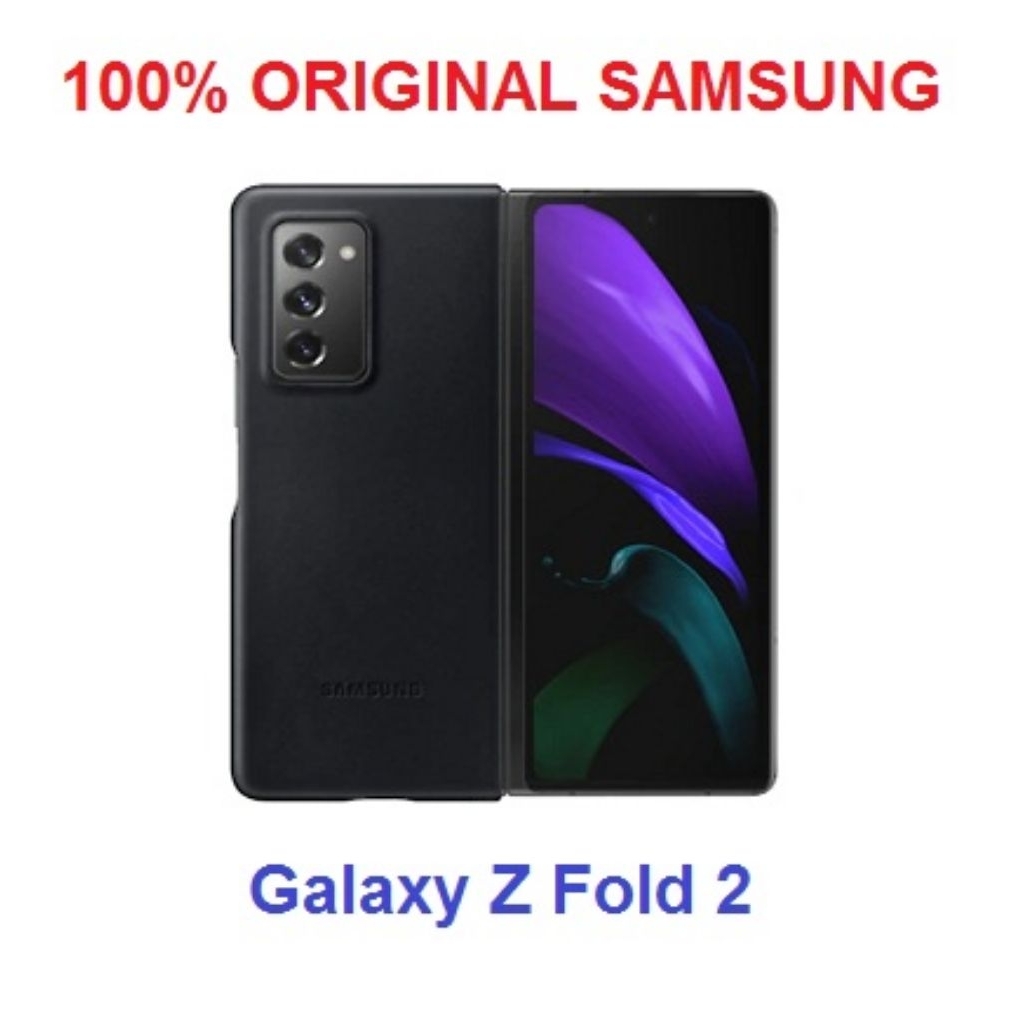 SAMSUNG Leather Galaxy Z Fold2 Fold 2 5G Case Cover Original 100%