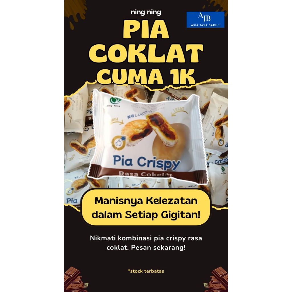 

1 PCS - PIA CRISPY NING NING 50 GRAM