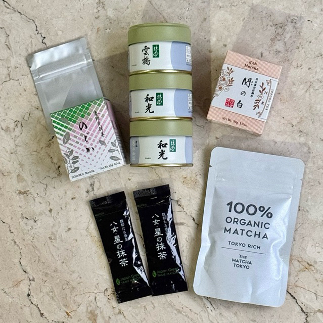 

MARUKYU KOYAMAEN UNKAKU WAKO HOSHINO SEICHAEN HOSHINOEN YAME NO HANA IPPODO MATCHA READY STOCK