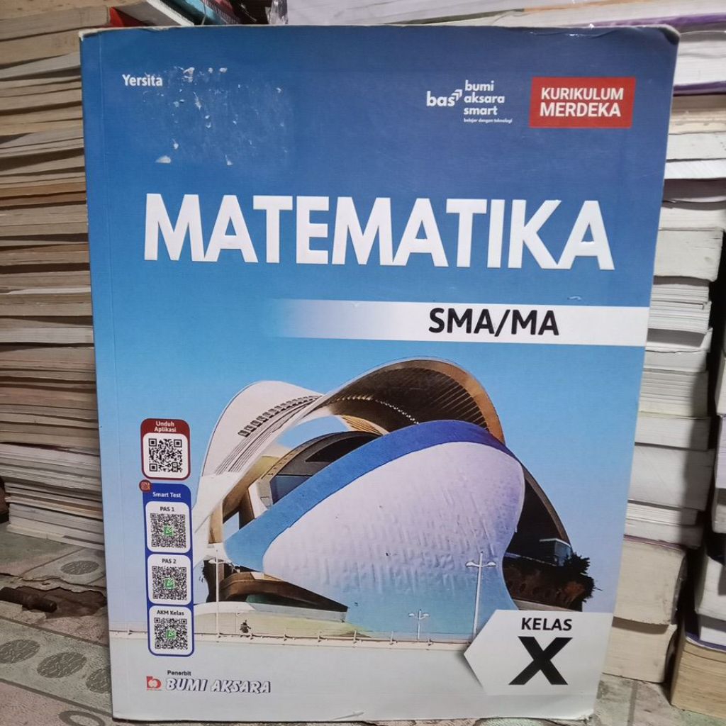 Buku Bekas Matematika SMA Kelas 10 Bumi Aksara Kurikulum Merdeka