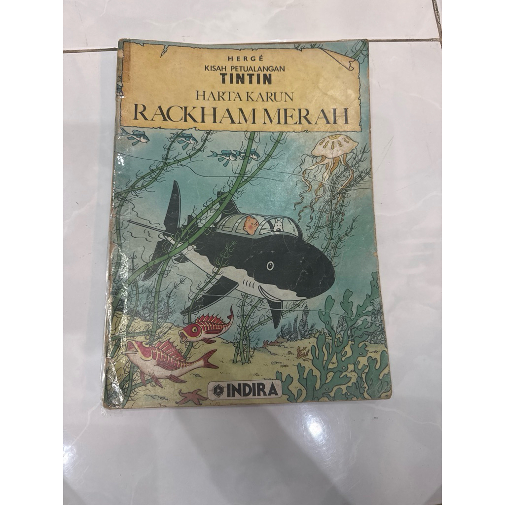 Komik Tintin Indira Harta Karun Rackham Merah
