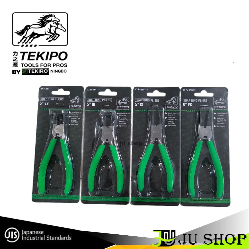 (TEKIPO by Ningbo) tang circlip 5 INCH IS/ES/IB/EB/1SET snap ring pliers 5inch (HARGA PER BIJI) ORIG