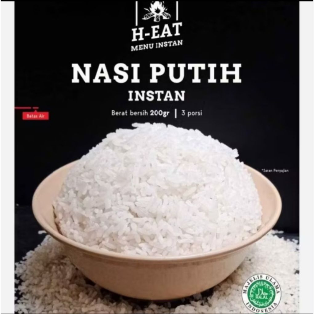 H-EAT NASI PUTIH INSTAN 200gr