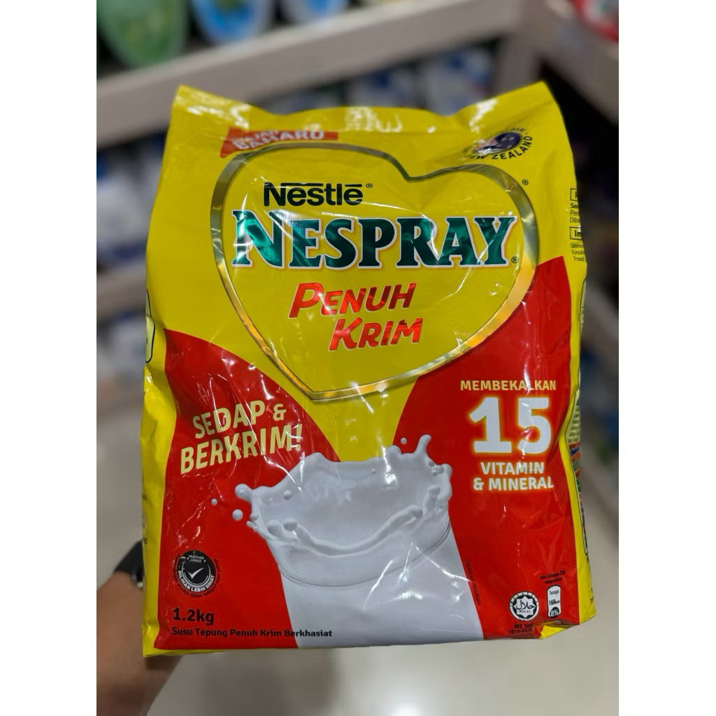 

nestle nespray susu full cream 1.2kg / 700gr / 450gr