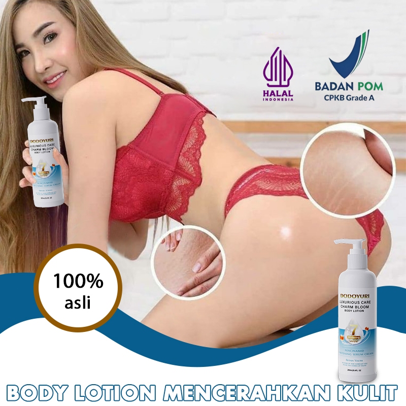 Pemutih badan yang ampuh dan cepat body lotion whitening lotion pemutih badan 250ml Whitening body l