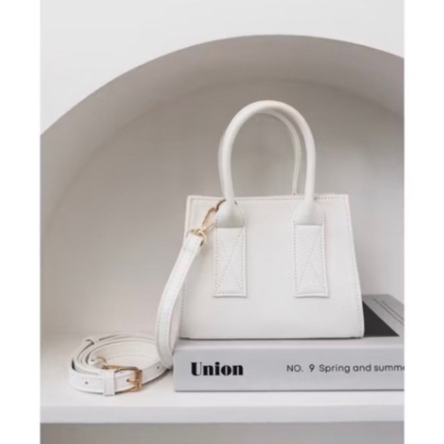 tas putih kecil small handbag