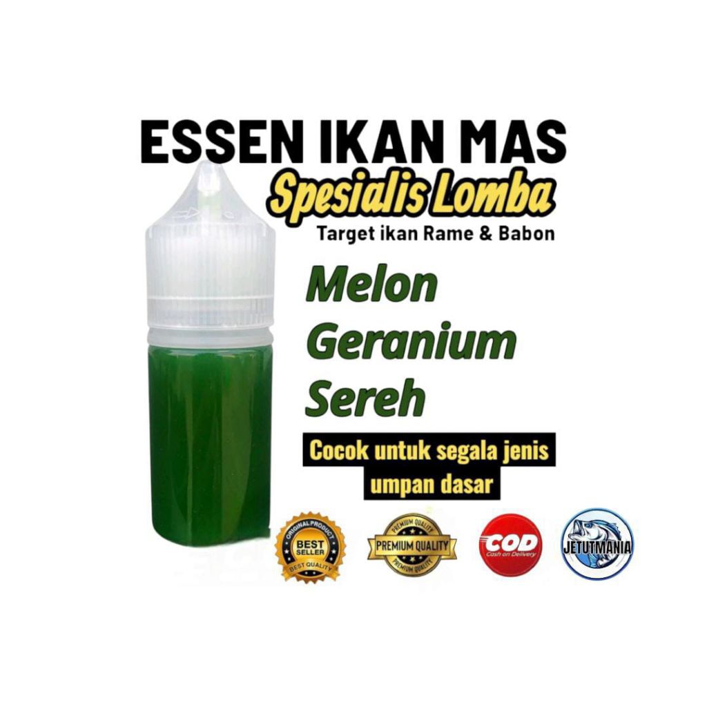 Essen ikan mas melon granium sereh essen ikan mas harian essen ikan mas lomba essen ikan mas kilogeb