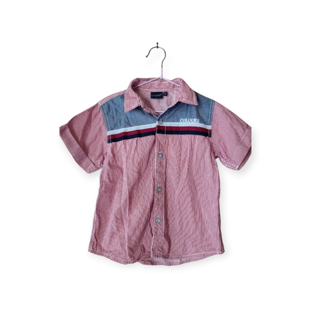 kemeja colours kids wear size 2