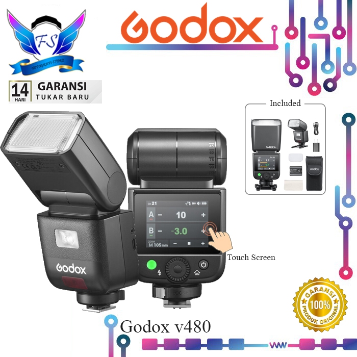 Godox V480 TTL On-Camera Flash Godox V480 Original