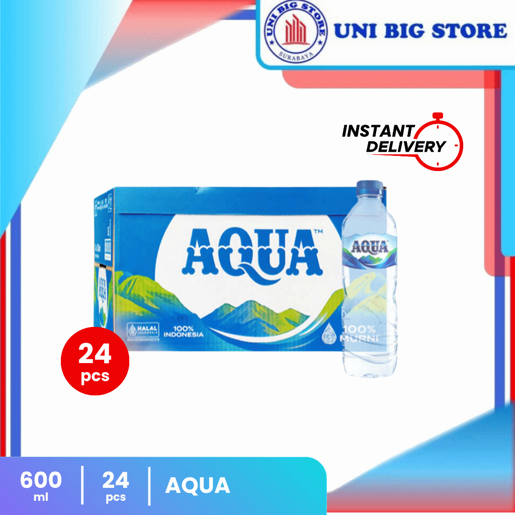 

AQUA Air Mineral 600 ml DUS 24 Pcs