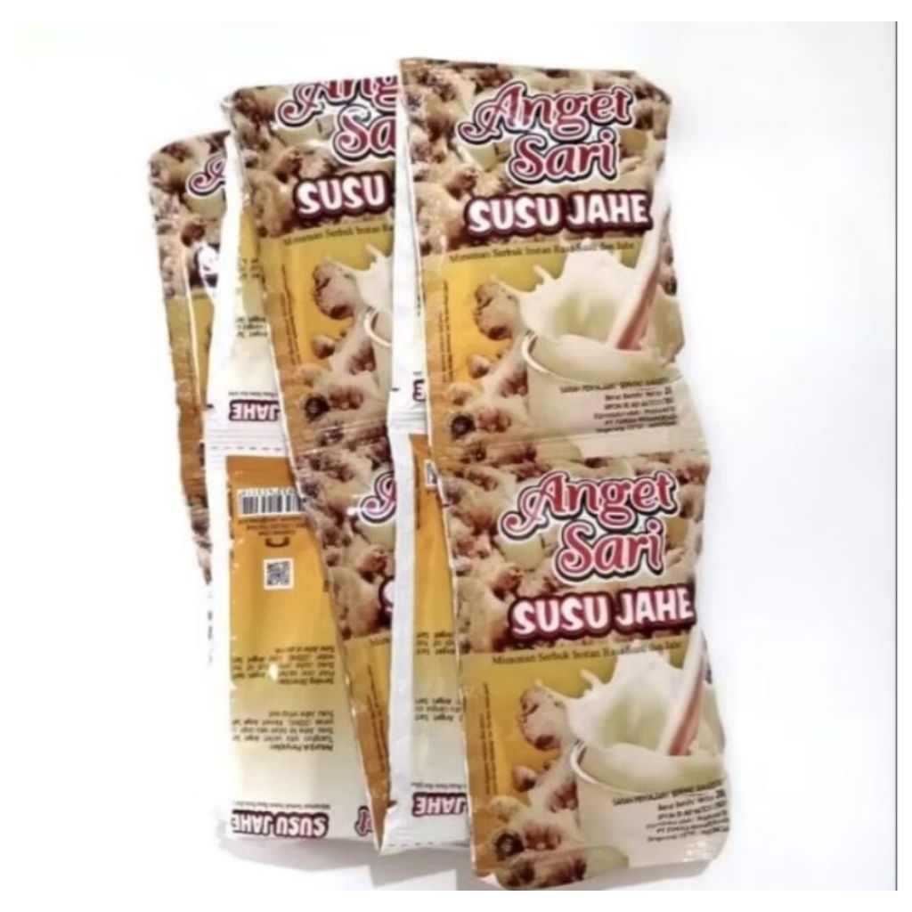 

ANGET SARI Susu Jahe 1 Renceng Isi 10 Saset