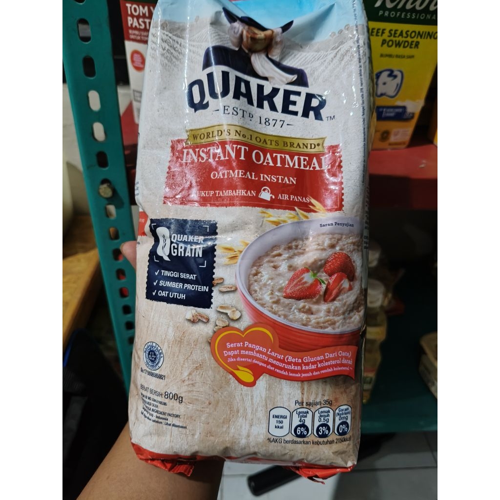 

Quacker instan oat meal 800gr