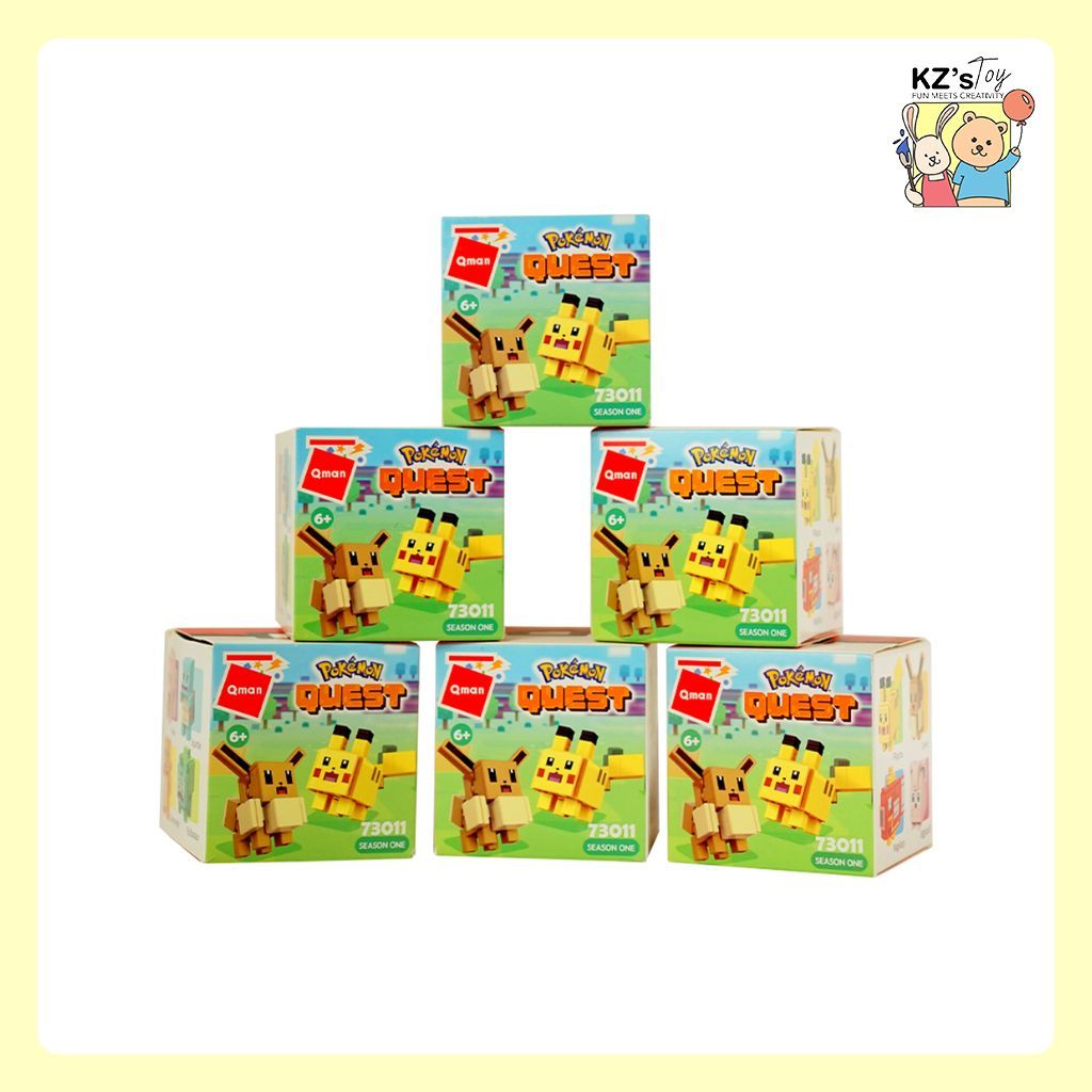 Pokemon Quest Blind Box Mainan Figur Kotak Lucu Pikachu