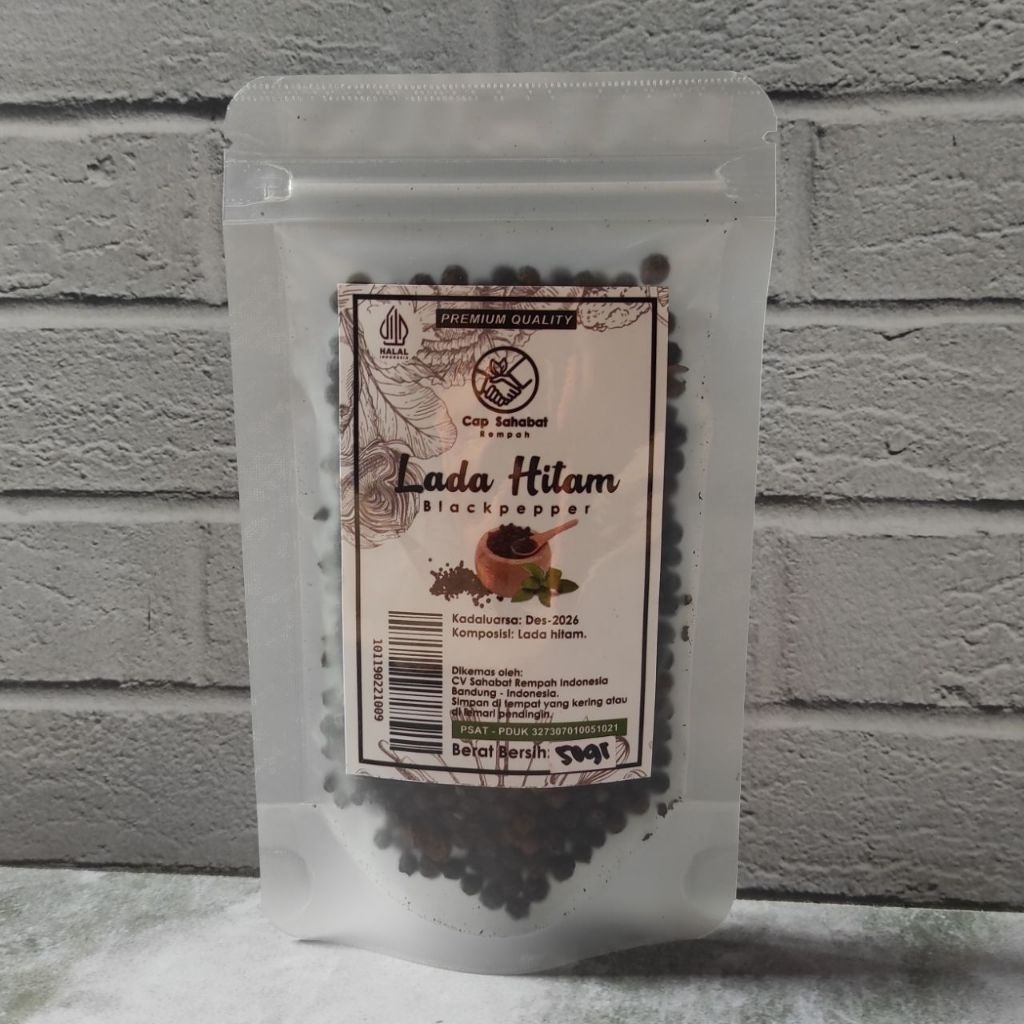 

Rempah Lada Hitam Utuh (Butiran) / Blackpepper - Rempah JSR / Nora Healthy Food