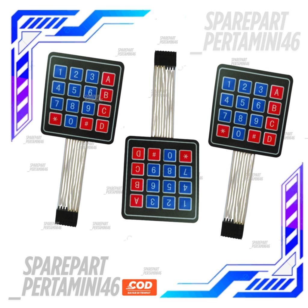 Keypad Pom Mini Digital Keypadnya Tombol Pertamini