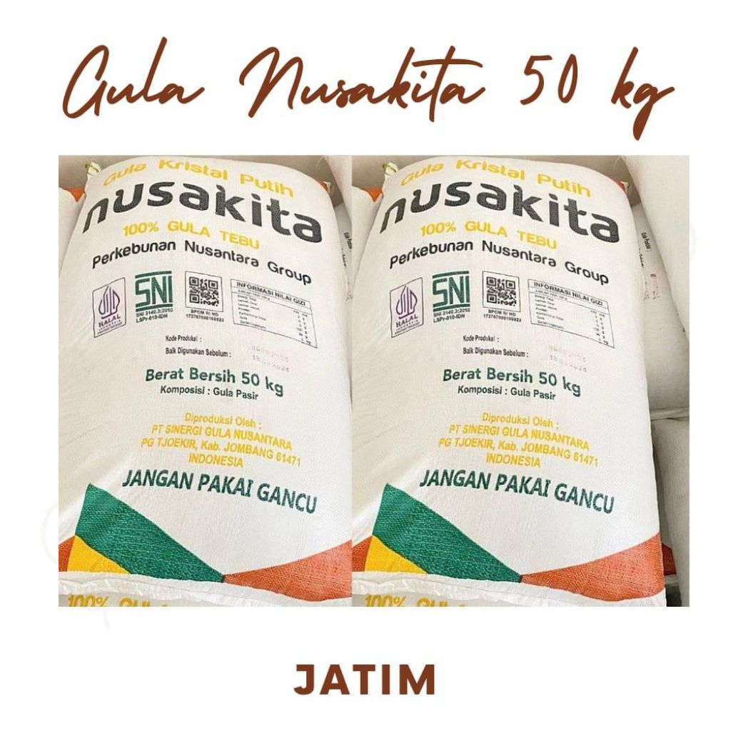 

Gula Pasir Nusakita 50kg