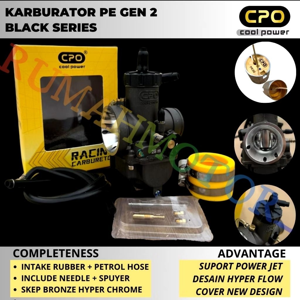 KARBURATOR CPO GEN 2 PE 24 26 28 30 BLACK SERIES