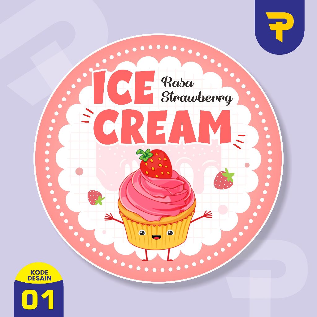

stiker ice cream stiker es crem