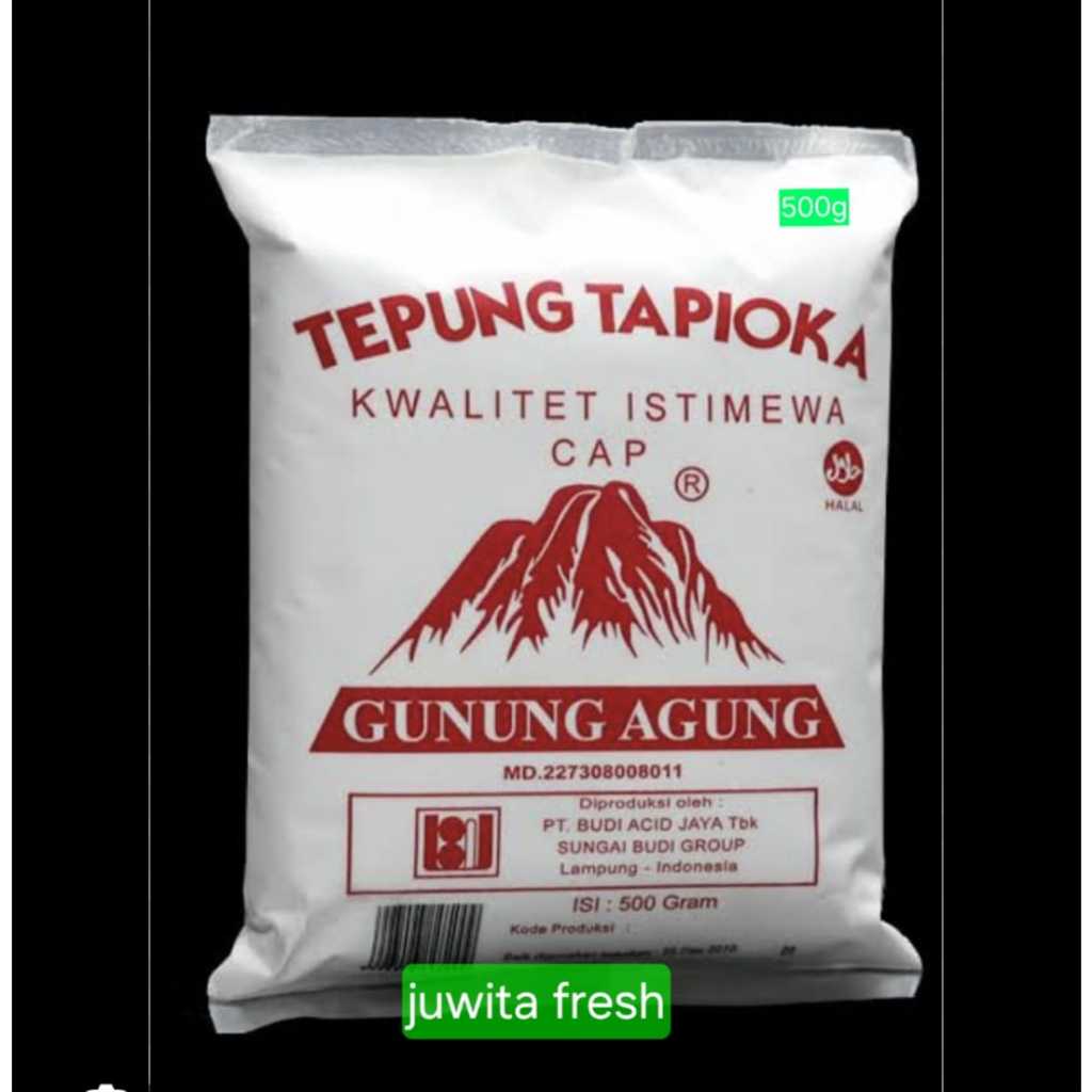 

TEPUNG TAPIOKA GUNUNG AGUNG 500G
