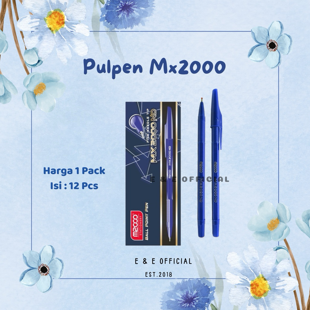 

PULPEN MX2000 BIRU / PEN M2000 BLUE / PULPEN MURAH