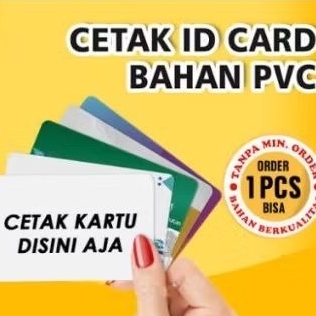 

id card bahan pvc