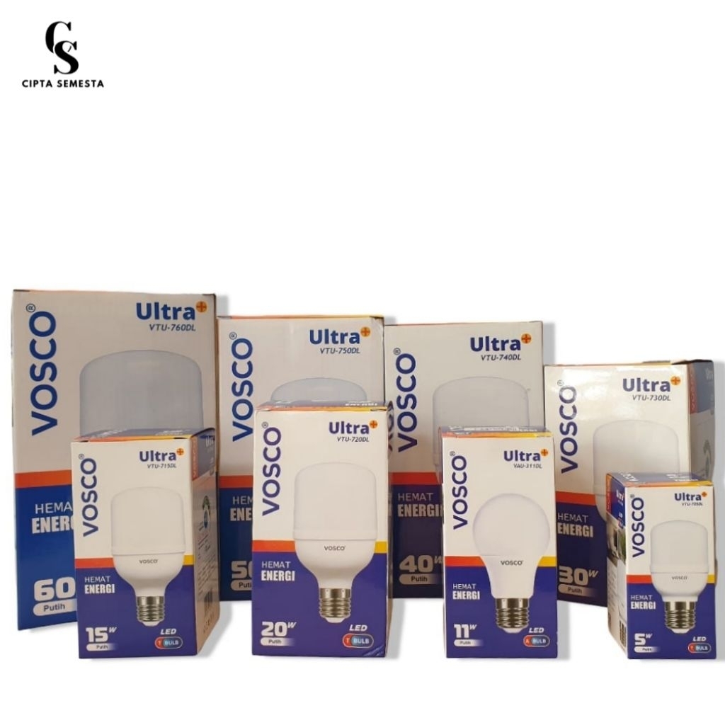 Vosco Ultra Lampu Led 5W 10W 11W 15W 20W 30W 40W 50W 60W