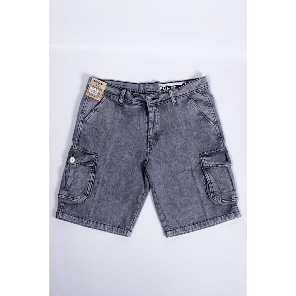 Celana Cargo Pendek Pria Jeans Washing Snow Kimpul Distro premium kekinian