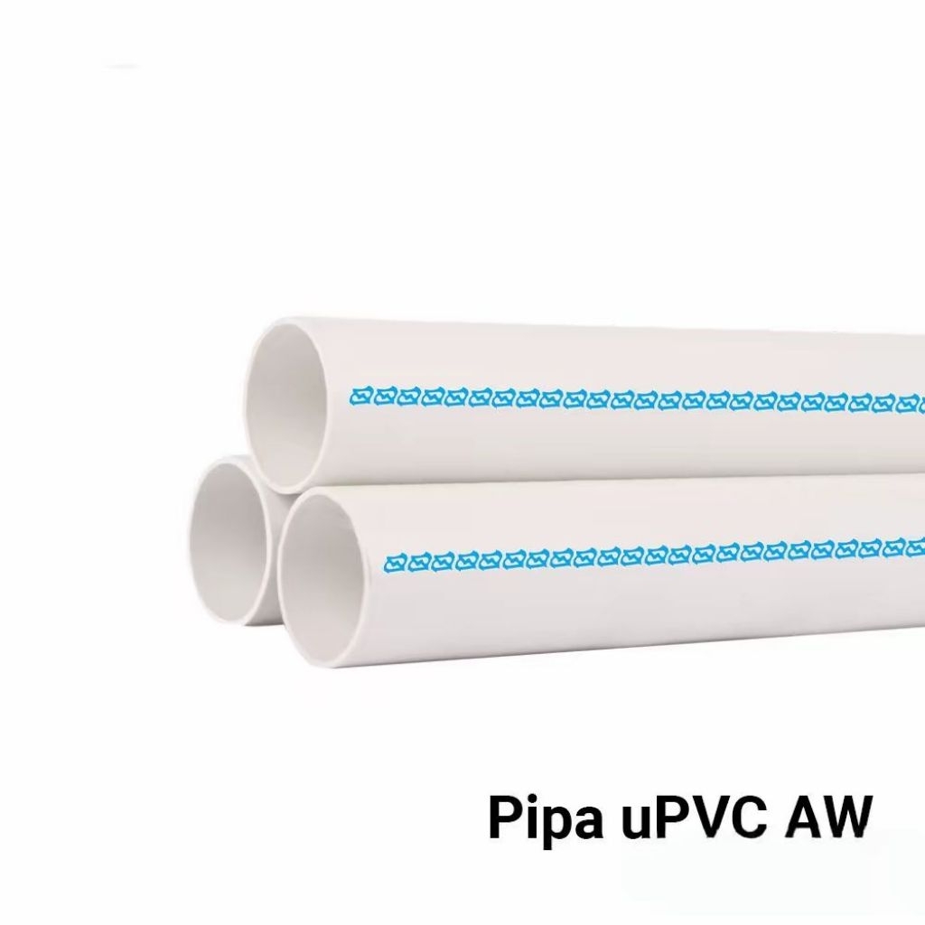 Pipa PVC AW 6 inch 50 Cm Pipa Pralon uPVC AW 6" Pipa PVC Putih 6 inch