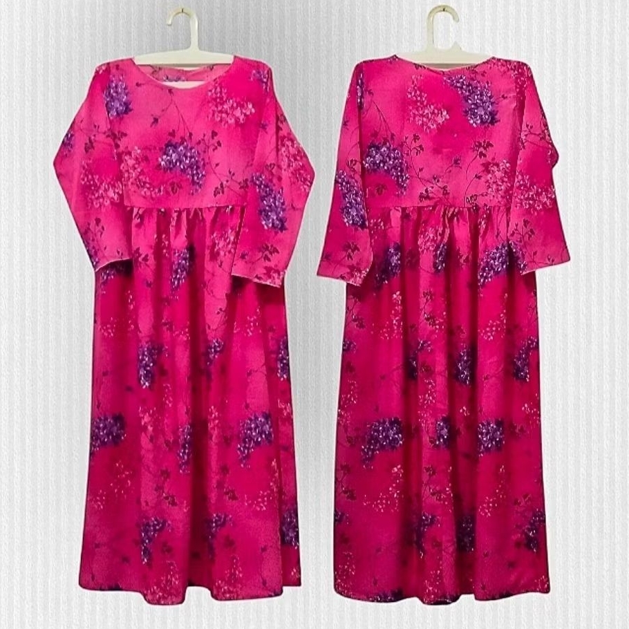 Baju Gamis Wanita Gamis Preloved Pakaian Muslim Gamis Murah Gamis Motif Bunga Busana Muslim Gamis Ng