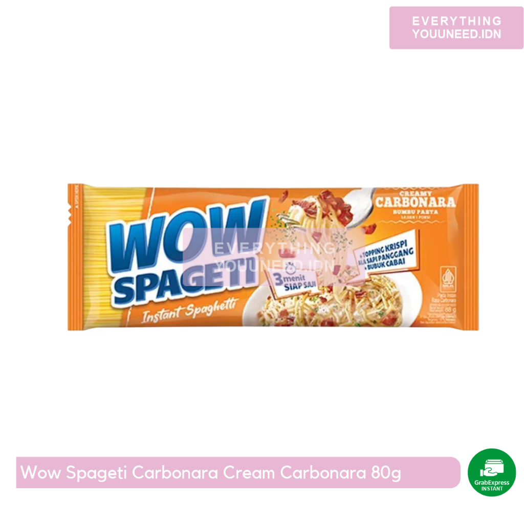 

Wow Spageti Carbonara Cream Carbonara 80g