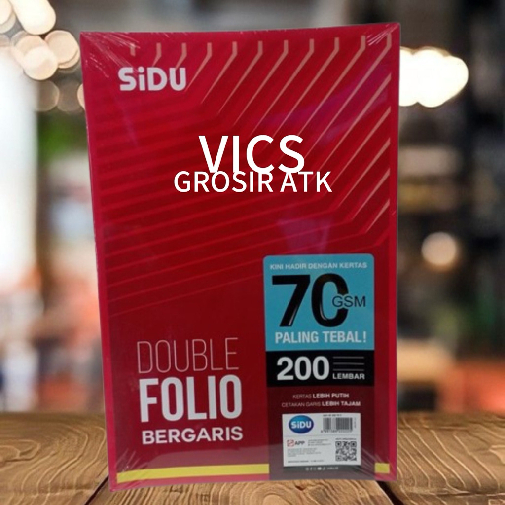 

Kertas Double Folio SIDU 200 Lembar