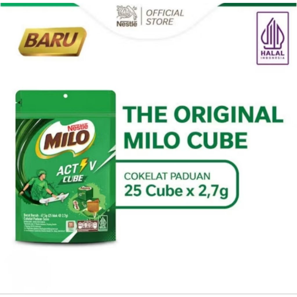 

Millo Activ Cube 25 pcs (67.5gr)