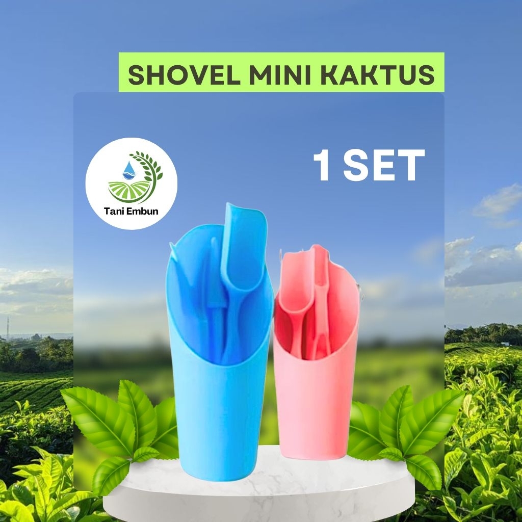 ALAT TANAM KAKTUS /SHOVEL MINI KAKTUS 1 SET /WARNA CANTIK