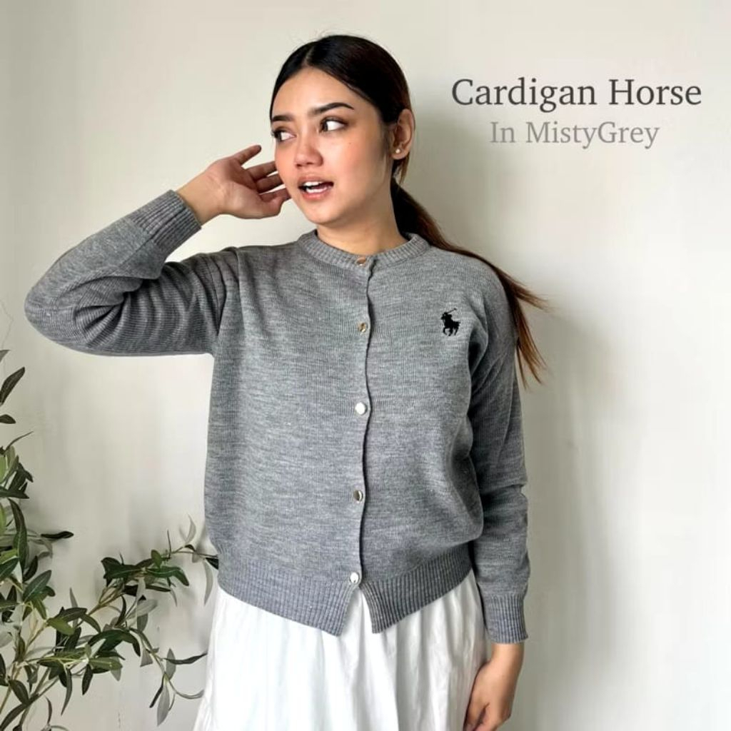 Putri rajut//polo outer rajut polo// atasan wanita