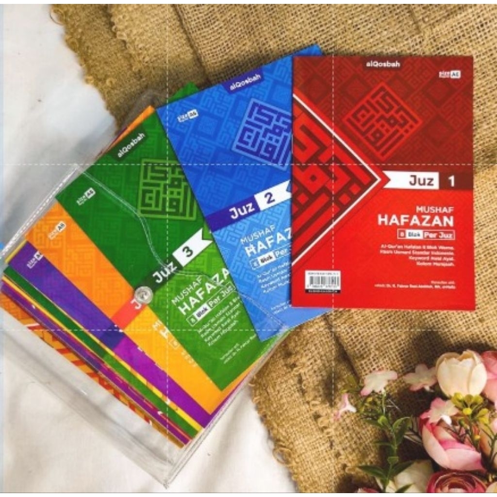 AL QURAN HAFALAN PER JUZ HAFAZAN UKURAN SAKU A6 - AlQuran hafalan Mujazza Saku Hafazan 8 blok - Alqu