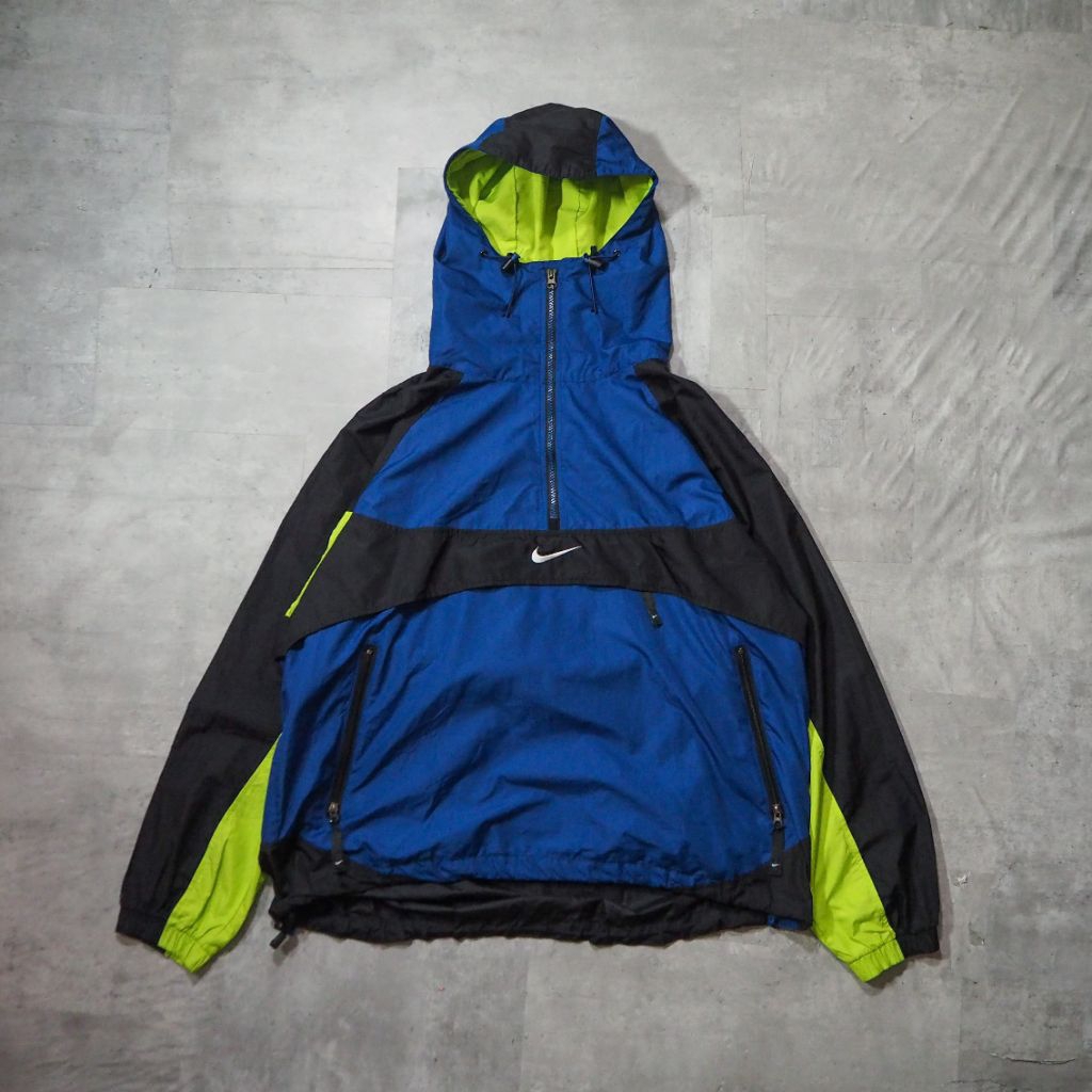 Nike ACG 90s Anorak packable colourblock Gorpcore Jacket