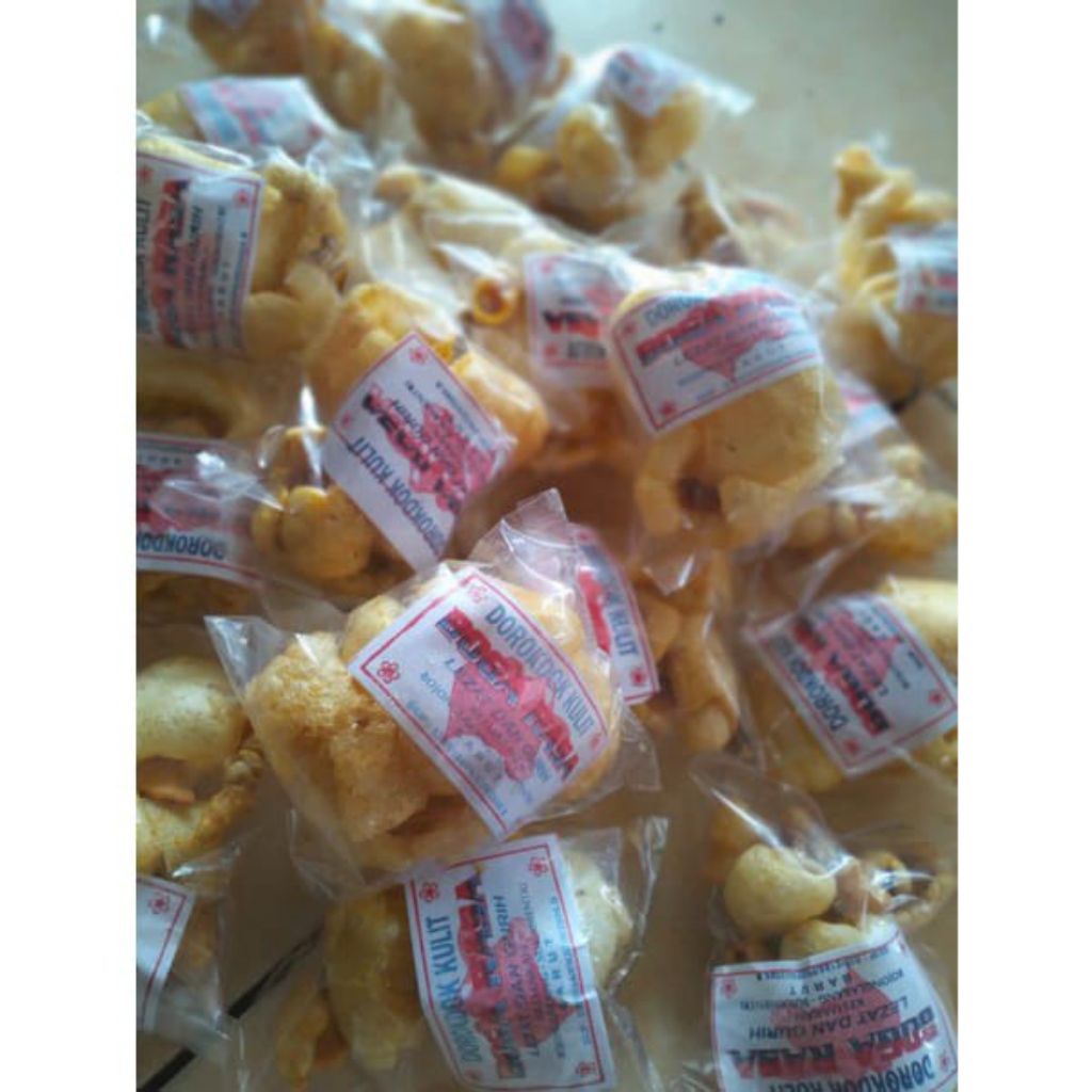 

Kerupuk kulit khas garut kemasan mini