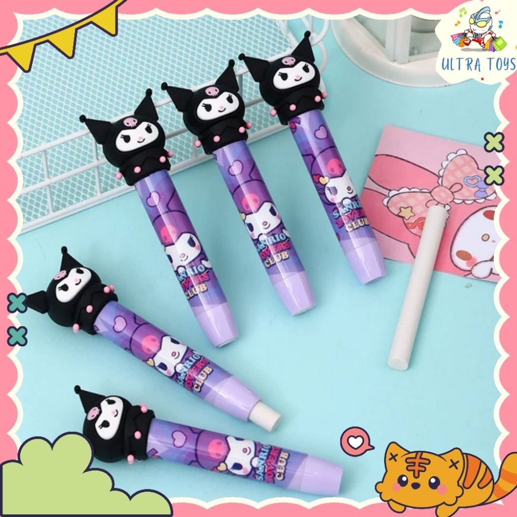 

[ULTRATOYS] PENGHAPUS MEKANIK SANRIO KEPALA KUROMI