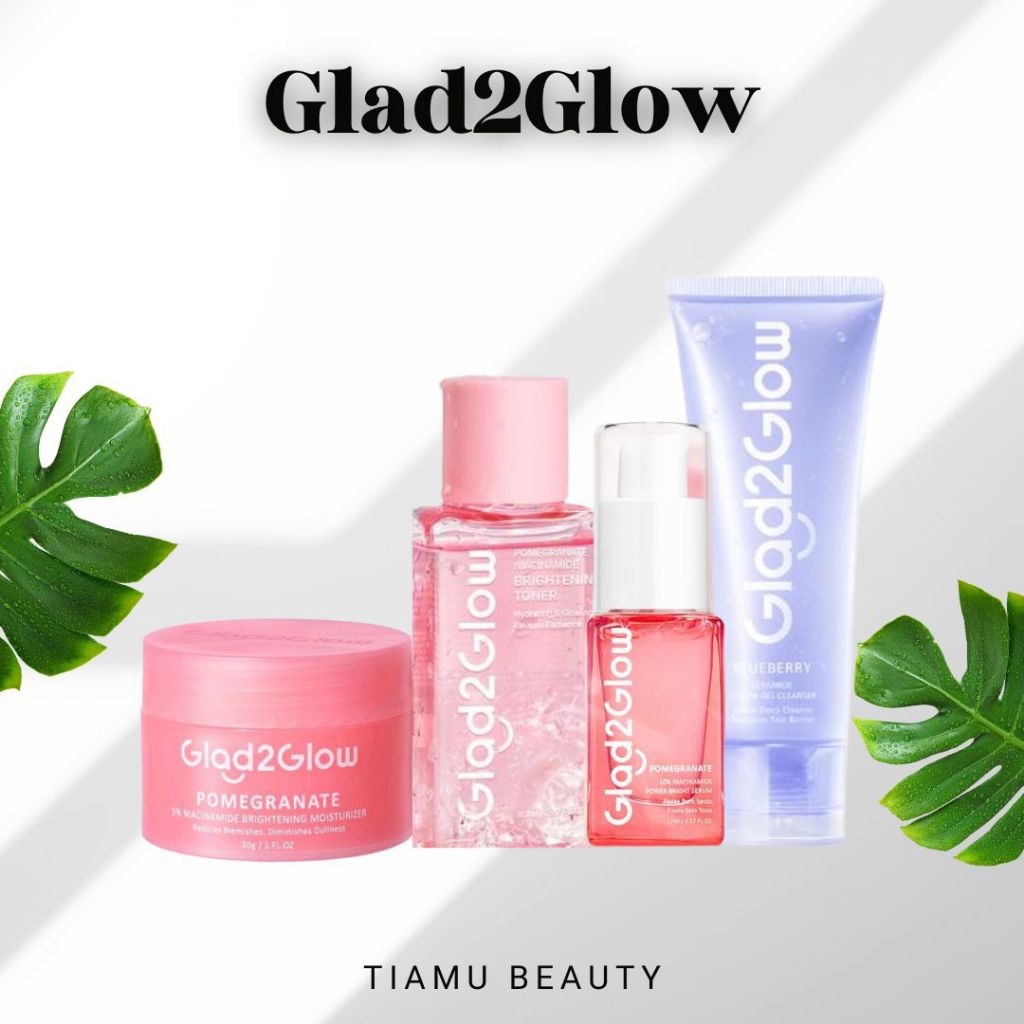 [BUNDLING] Glad2Glow Glowing Set 4in1 Paket Kecantikan | Glad2Glow Glowing Set | Tiamu Beauty