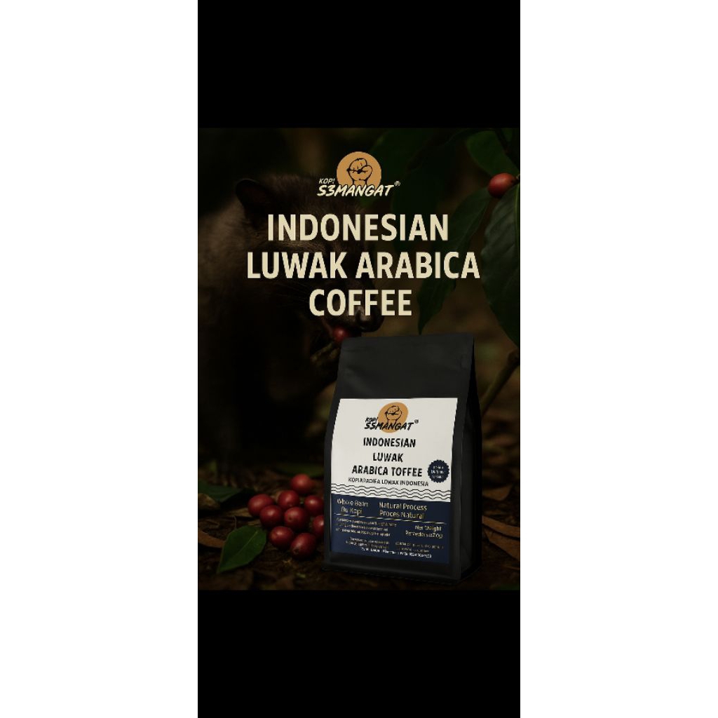 

Kopi Arabika Luwak Liar 200gram