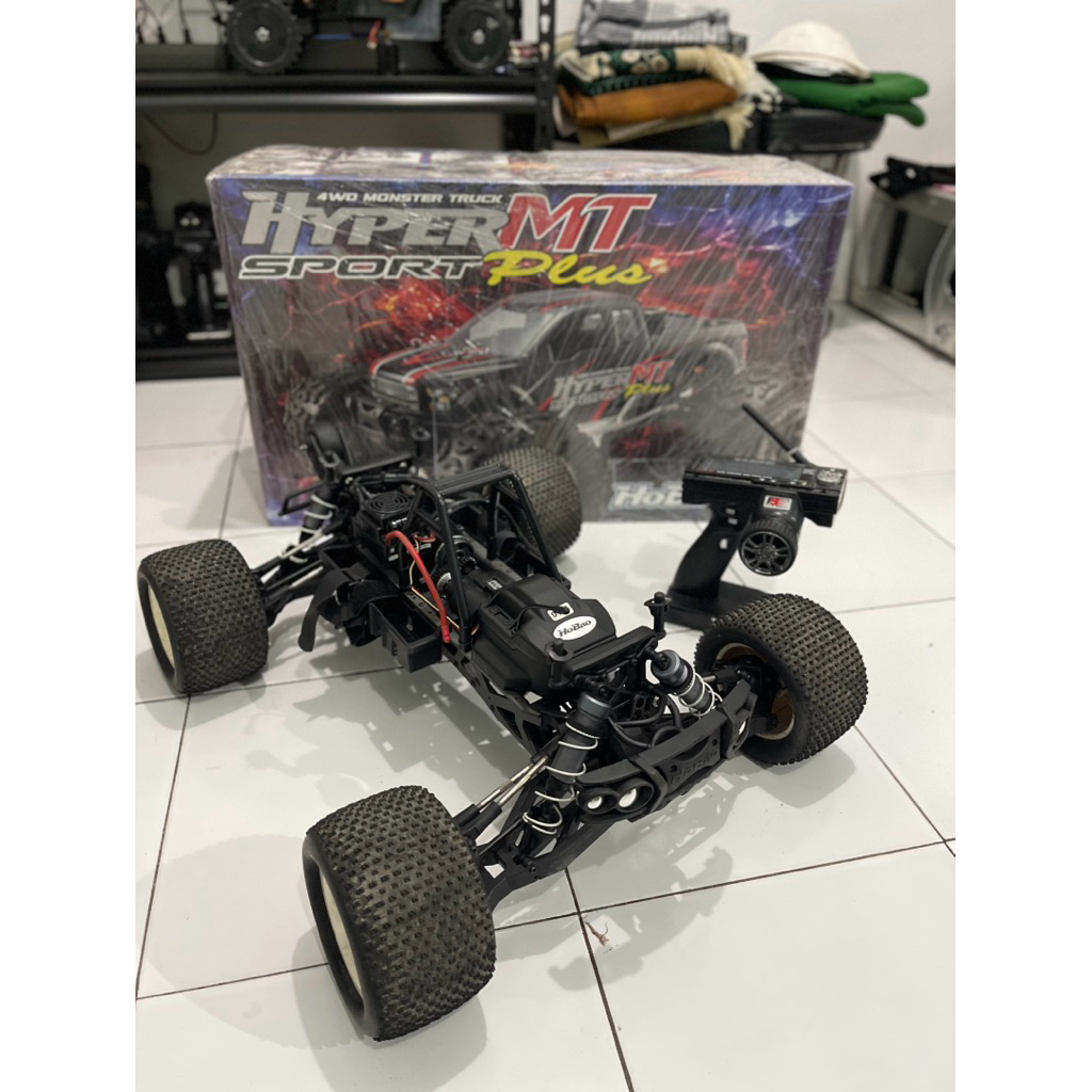 SOLD#Rc elektrik hobao hyper mt sport plus 1/8 not trx caster