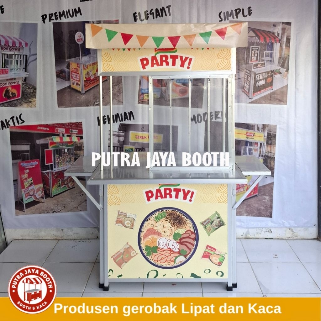 Booth Portable Warmindo Virall