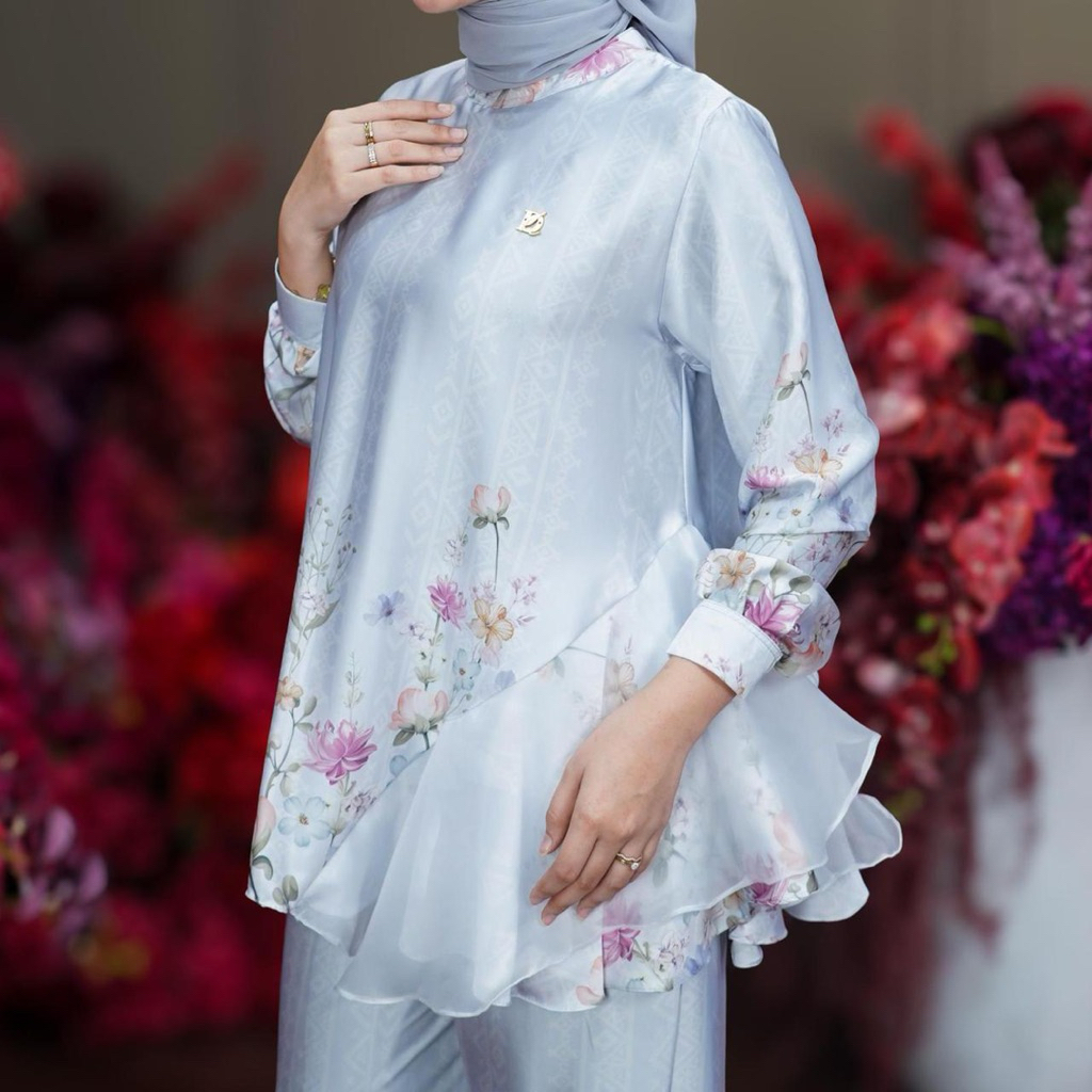 kevia setcel by dumma - original dumma - dubai silk mix organza