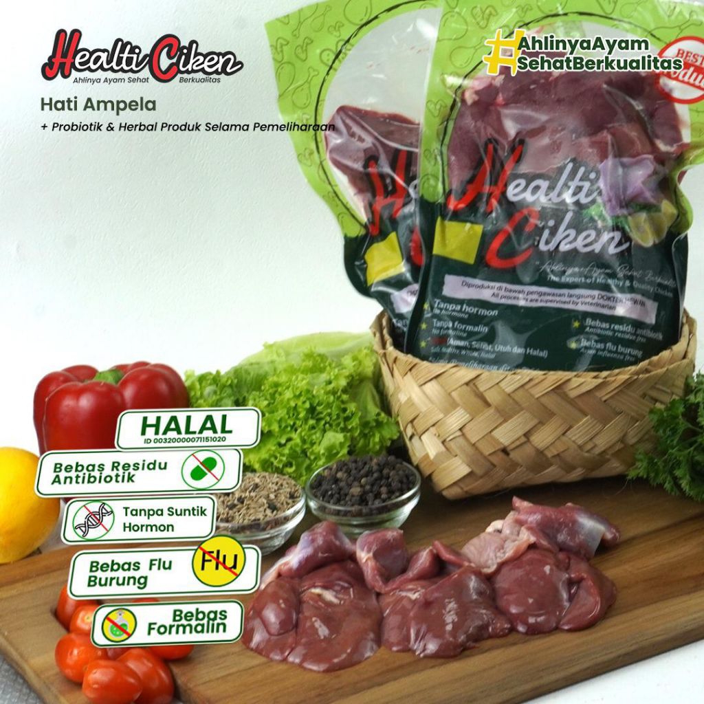 

Hati Ampela Ayam Healti Ciken