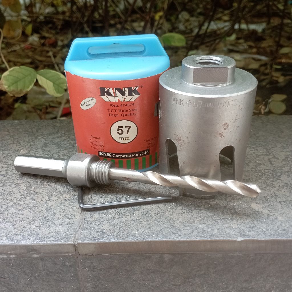 Mata Bor Kayu 57 mm KNK Hole Saw For Wood